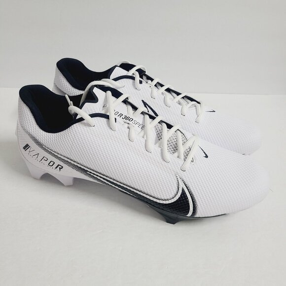 NEW Nike Vapor Edge Speed 360 Football Cleats  CD0082-100 Size 12.5 White Black main image 7